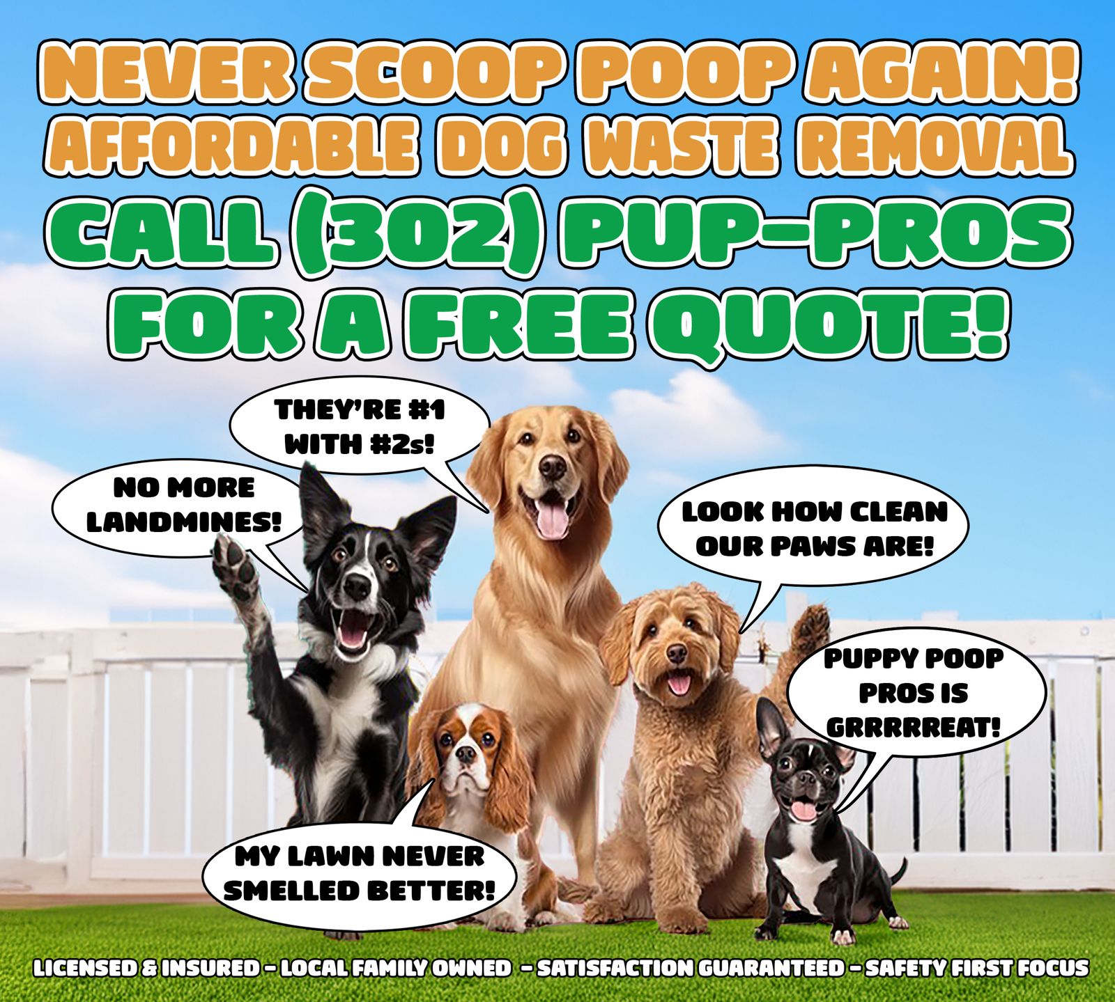 ppp affordable pet waste removal delaware